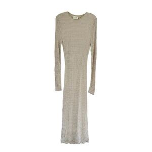 DISSH Long Sleeve Knit Maxi Dress | size small